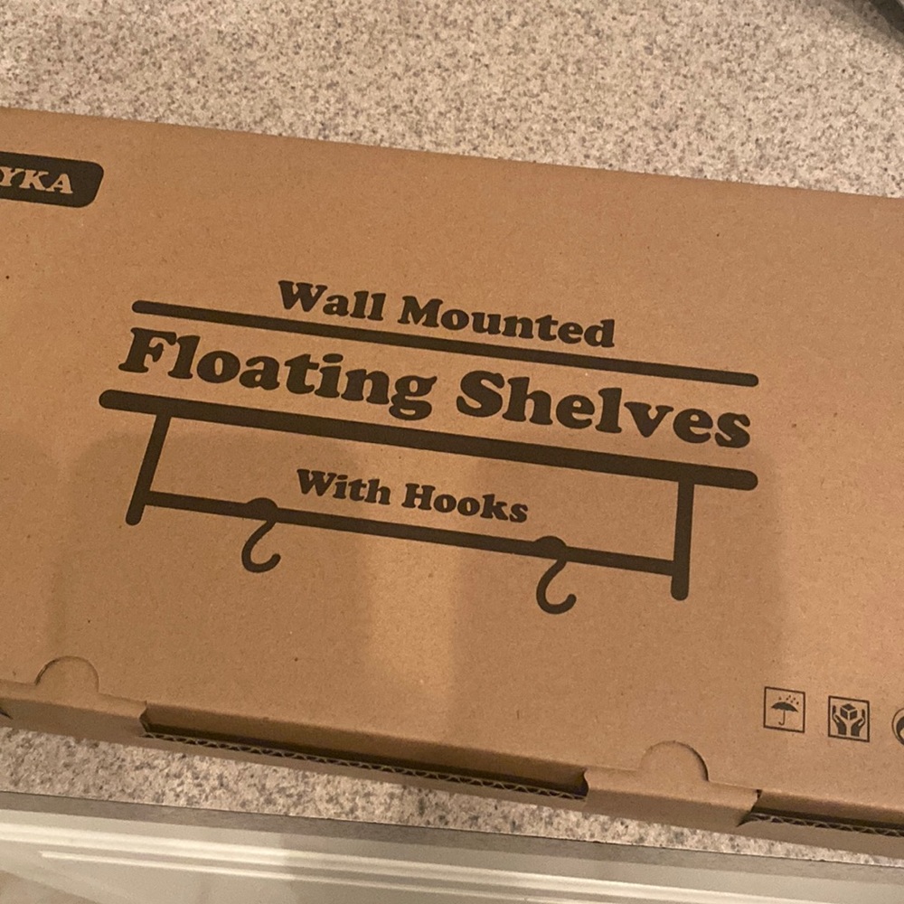 Floating Shelve never taken out of the box